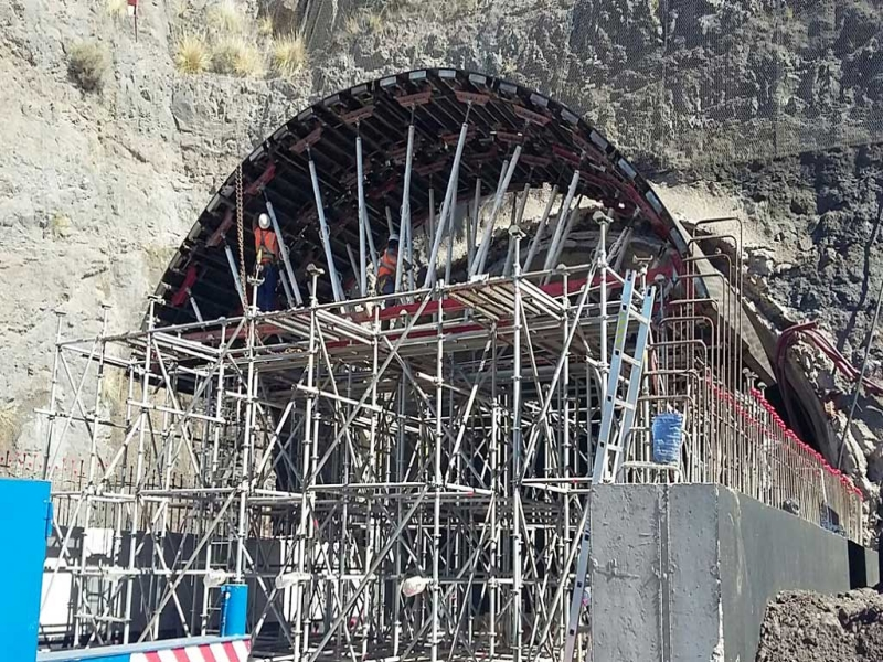 Scaffold Tunnel Bridge Project
