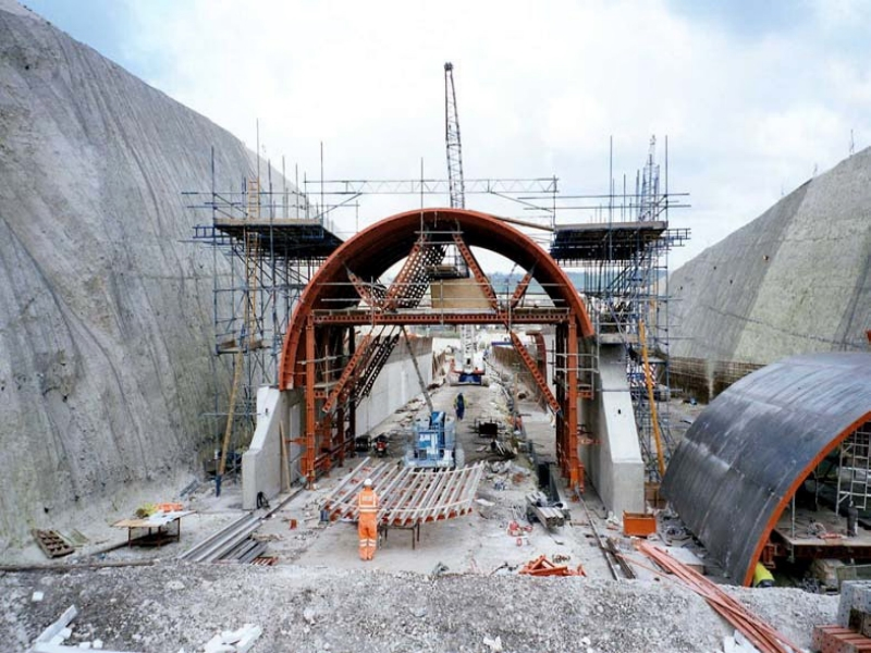 scaffolding bridge construction